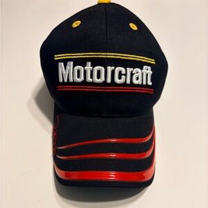 Ford Motorcraft Racing Hat Black Adjustable Cap